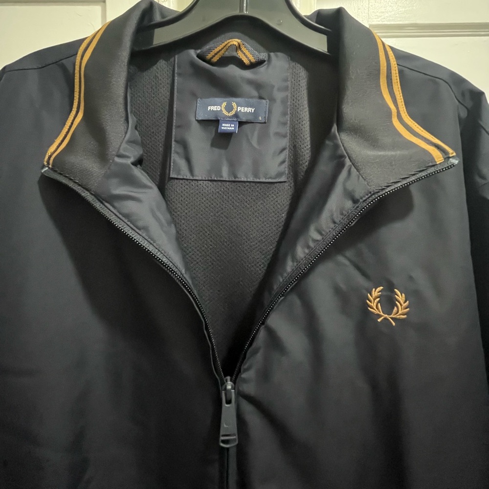 Fred Perry Brentham tennis club navy jacket size large - Picture 6 of 16